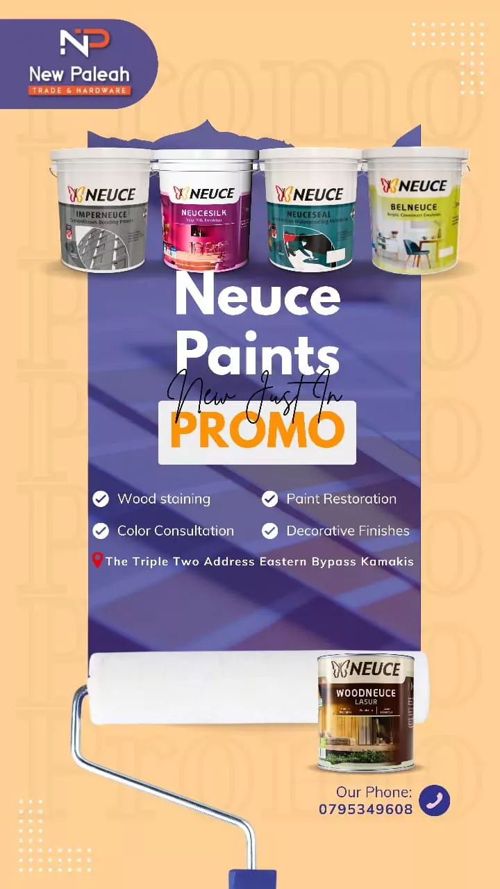 Neuce Paints Promo — New Just In